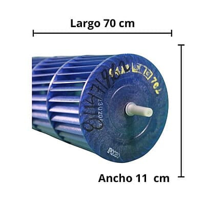 Turbina Evaporador Diametro 70 X 11cm