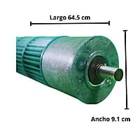 Turbina Evaporador Largo 64.5 x Ancho 91, Modelo EWH091M Turbina Evaporador Largo 64.5 x Ancho 91, Modelo EWH091M