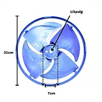 Aspa Condensador de Ventana Para Minisplit Mirage 32.1 x 6.9 cm 12100105000032 Aspa Condensador de Ventana Para Minisplit Mirage 32.1 x 6.9 cm 12100105000032