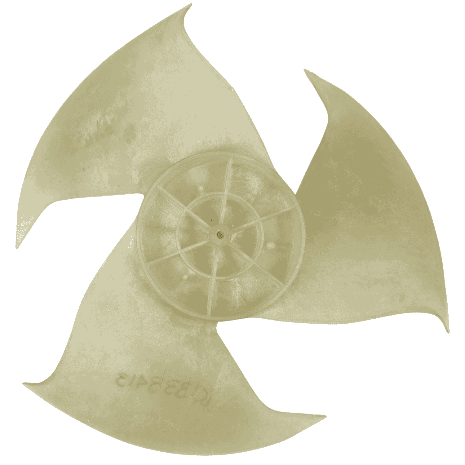 Aspa para Minisplit Condensador 1 Ton, Diametro Exterior 40.5cm, Centro 13.8 cm, Flecha, 1/4 3Hojas - 10333413