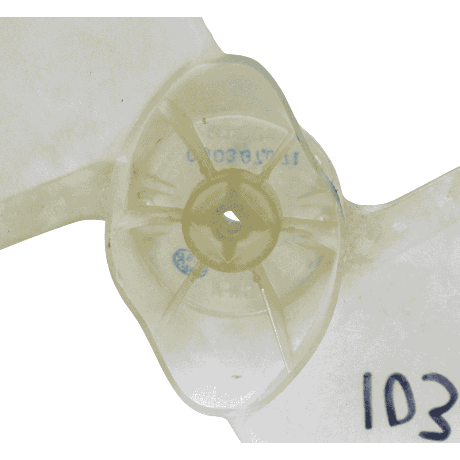 Aspa para Minisplit Condensador 1.5 Ton Largo 47.1cm Ancho Aro 15.6cm Flecha 7/16 CCW Izquierda Hojas 2 -10333426