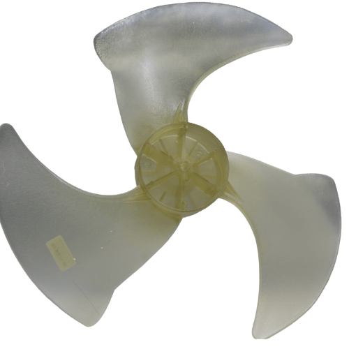 Aspa Condensador para Minisplit Mirage Largo 55 cm Ancho 13.8 cm Flecha 1/2, 3 Hojas - 10335014 Aspa Condensador para Minisplit Mirage Largo 55 cm Ancho 13.8 cm Flecha 1/2, 3 Hojas - 10335014