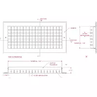 Rejilla de Inyeccion Doble Deflexion Aleta Aerodinamica en Aluminio Extruido (24" X 8", Blanco) - RIDDAAE24X24B Rejilla de Inyeccion Doble Deflexion Aleta Aerodinamica en Aluminio Extruido (24" X 8", Blanco) - RIDDAAE24X24B