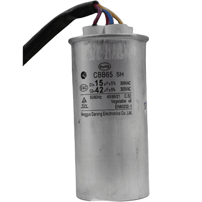 Capacitor Dual 15+42 Micro Faradio, 300VAC - 17400104000787-1