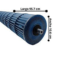 Turbina para Minisplit Mirage 3 Ton Largo 95.5 cm Ancho 10.5 cm Opresor Externo - 222401000016-2 Turbina para Minisplit Mirage 3 Ton Largo 95.5 cm Ancho 10.5 cm Opresor Externo - 222401000016-2
