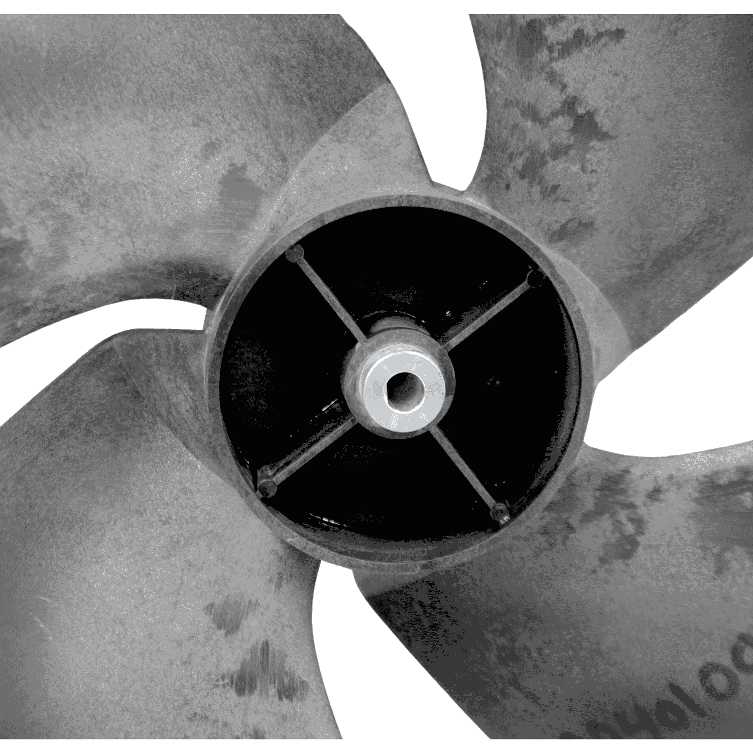 Aspa Para Minisplit Vertical Condensador 2 Toneladas Largo 49.3cm Ancho Aro 12.3cm Flecha 1/2 CCW 4 Hojas - 222401000038