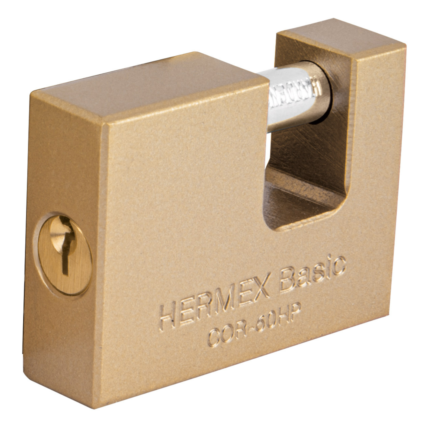 Candado antipalanca 60 mm cuerpo de hierro, HERMEX BASIC - COR-60HP / 22516