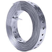 Cintilla Perforada P/Ducto de Lamina Galvanizada, Calibre 24, de 3/4" X 50 metros - SOPORTE34 Cintilla Perforada P/Ducto de Lamina Galvanizada, Calibre 24, de 3/4" X 50 metros - SOPORTE34