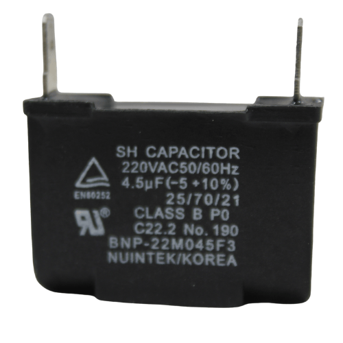 Capacitor, 220Vac, 50/60Hz, 4.5 Mf - 3H01487C Capacitor, 220Vac, 50/60Hz, 4.5 Mf - 3H01487C