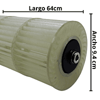 Turbina Para Minisplit Evaporador Largo 64 Cm Ancho 9.4 Cm - 5901A20017A - 5901A20017F