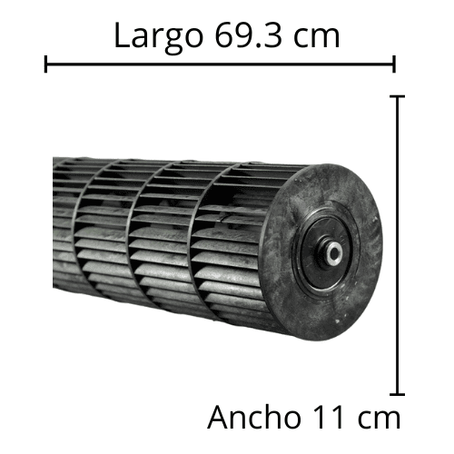 Turbina Para Minisplit Lg Mod Lyh153Alea04 Largo 69.3 cm Ancho 11 cm Opresor Interno - 5901A20050A Turbina Para Minisplit Lg Mod Lyh153Alea04 Largo 69.3 cm Ancho 11 cm Opresor Interno - 5901A20050A