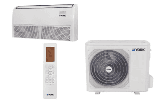 Set-Minisplit Piso Techo York Standar, 5 Ton, 11 Seer, Frio / Calor, R-410, SETYFGE60BZTM-MSR1 Set-Minisplit Piso Techo York Standar, 5 Ton, 11 Seer, Frio / Calor, R-410, SETYFGE60BZTM-MSR1