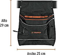 Porta herramientas de poliéster, 7 compartimentos - PONY-7 / 15312 Porta herramientas de poliéster, 7 compartimentos - PONY-7 / 15312