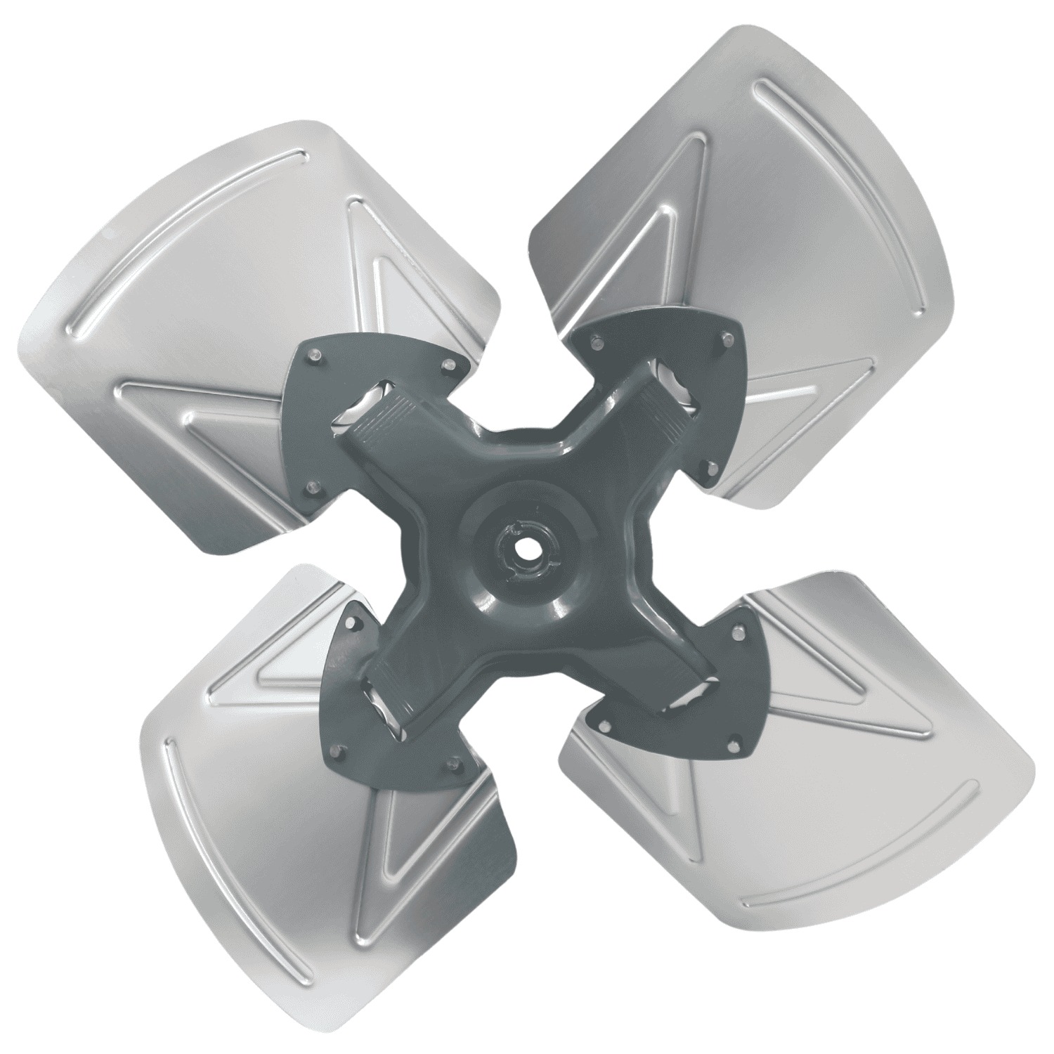 Aspa Aluminio 18", 04 Hojas, Centro 1/2 - A184H12