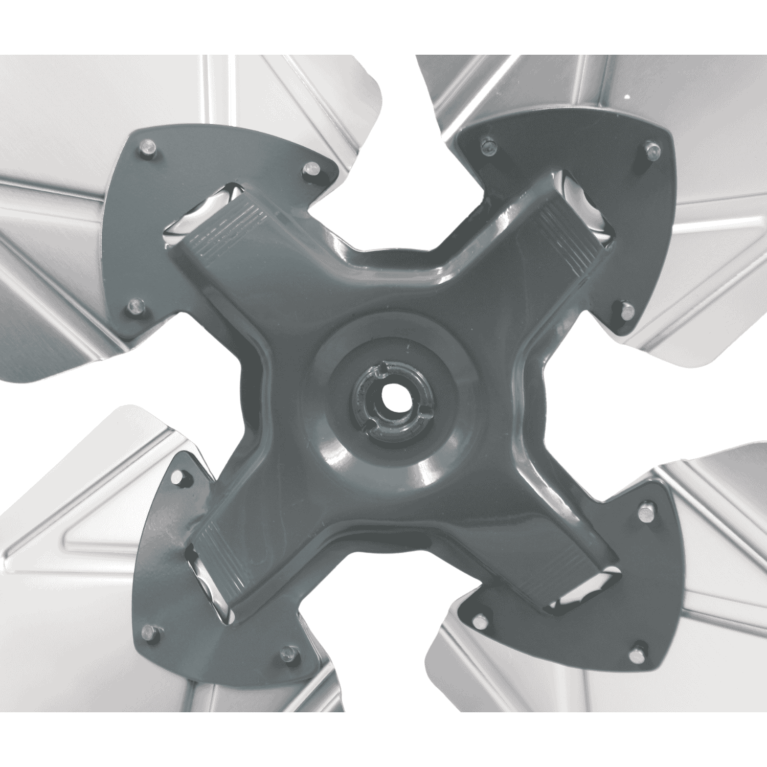 Aspa Aluminio 18", 04 Hojas, Centro 1/2 - A184H12