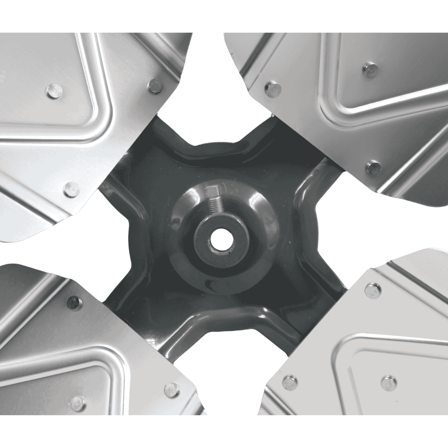 Aspa Aluminio 20", 04 Hojas, Centro 1/2 - A204H12