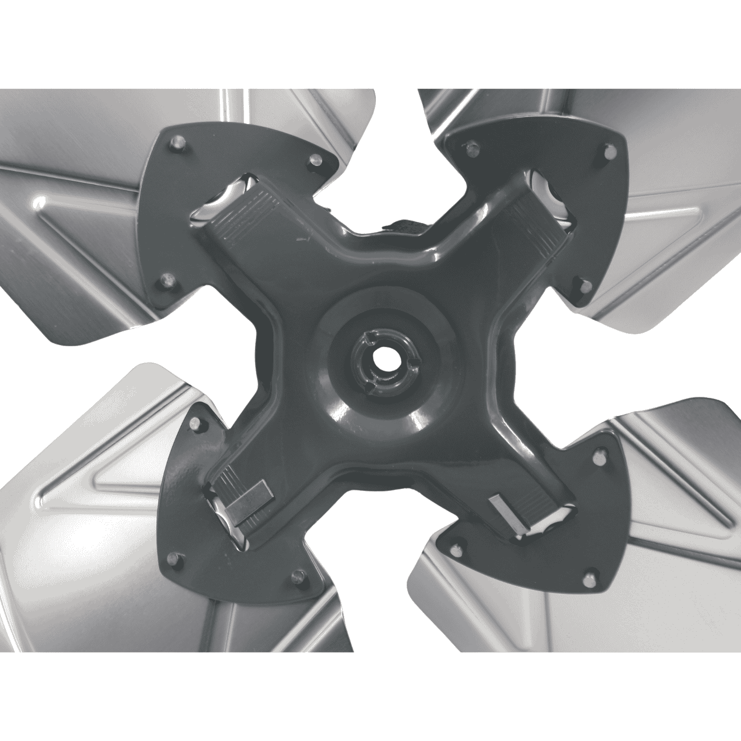 Aspa Aluminio 24", 04 Hojas, Centro 1/2 - A244H12