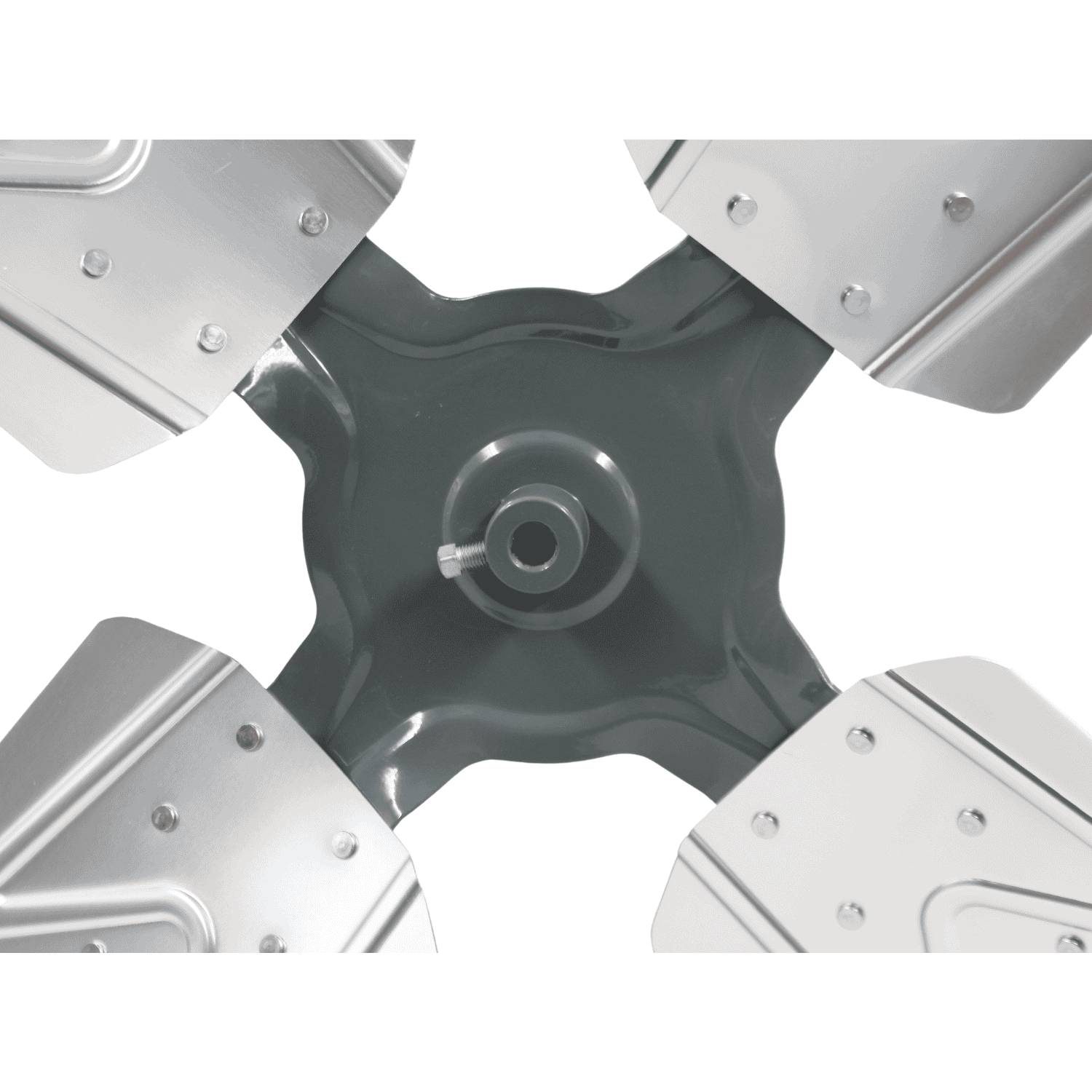 Aspa Aluminio 26", 04 Hojas, Centro 1/2 - A264H12