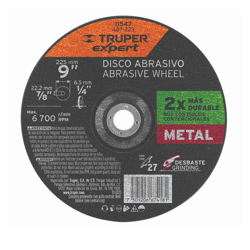 disco-desbaste-metal-tipo27-diámetro-9-alto-rendimiento-abt-223-11547 disco-desbaste-metal-tipo27-diámetro-9-alto-rendimiento-abt-223-11547