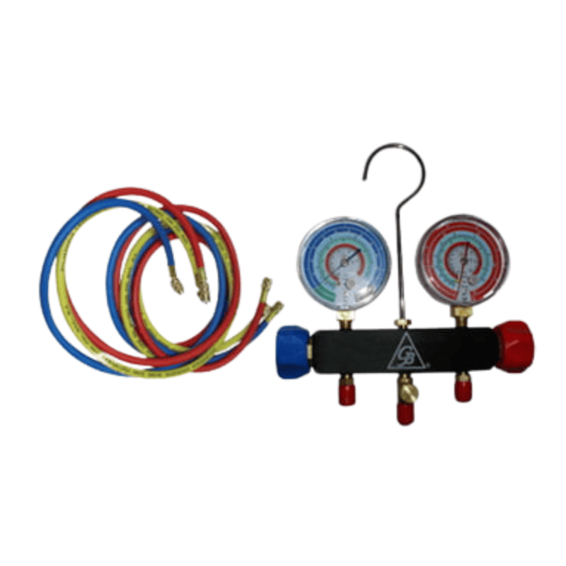 Juego De Manifold, Aluminio, Para R-12, R-22, R-404, R-134A - Al-600 Juego De Manifold, Aluminio, Para R-12, R-22, R-404, R-134A - Al-600