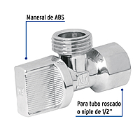 Llave angular, 1/2 x 1/2', 1/4 de vuelta - ANG-01 / 49110