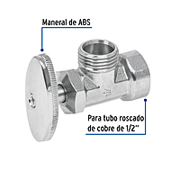 Llave angular, 1/2 x 1/2' - ANG-02 / 49112