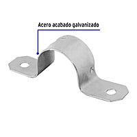 Bolsa con 10 abrazaderas 3/4' tipo omega para tubo, Volteck - AO-3/4 / 46924 Bolsa con 10 abrazaderas 3/4' tipo omega para tubo, Volteck - AO-3/4 / 46924