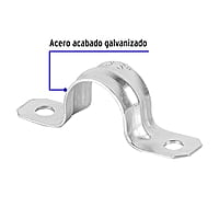 Bolsa con 10 abrazaderas 3/8' tipo omega para tubo, Volteck - AO-3/8 / 46926 Bolsa con 10 abrazaderas 3/8' tipo omega para tubo, Volteck - AO-3/8 / 46926