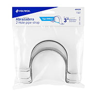 Bolsa con 5 abrazaderas 3' tipo omega para tubo, Volteck - AO-3 / 46928 Bolsa con 5 abrazaderas 3' tipo omega para tubo, Volteck - AO-3 / 46928