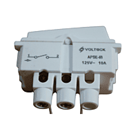 Interruptor sencillo, línea Italiana, color blanco - APSE-IB / 48132 Interruptor sencillo, línea Italiana, color blanco - APSE-IB / 48132