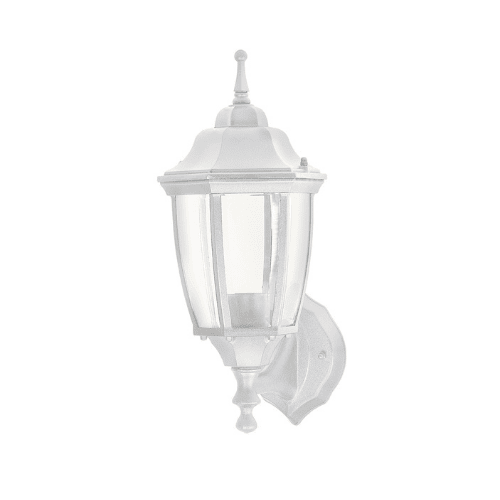 Arbotante tipo farol tradicional soportado p/exterior blanco - 47288 - ARB-100S - Caja con 1 Pieza – Master 8