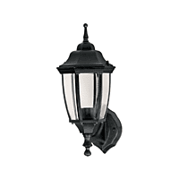 Arbotante tipo farol tradicional soportado p/exterior, negro - 47289 - ARB-101S - Caja con 1 Pieza – Master 8