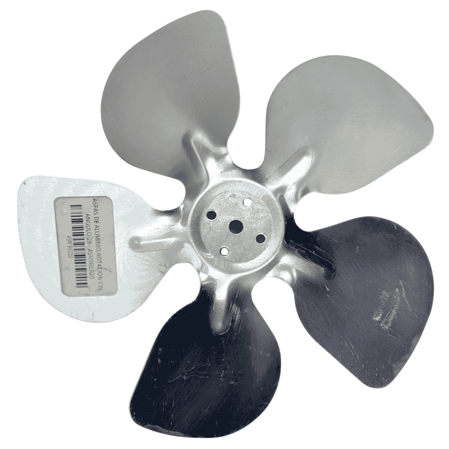 Aspas De Aluminio, Rotacion CW, Angulo 28 - ASMTRE020