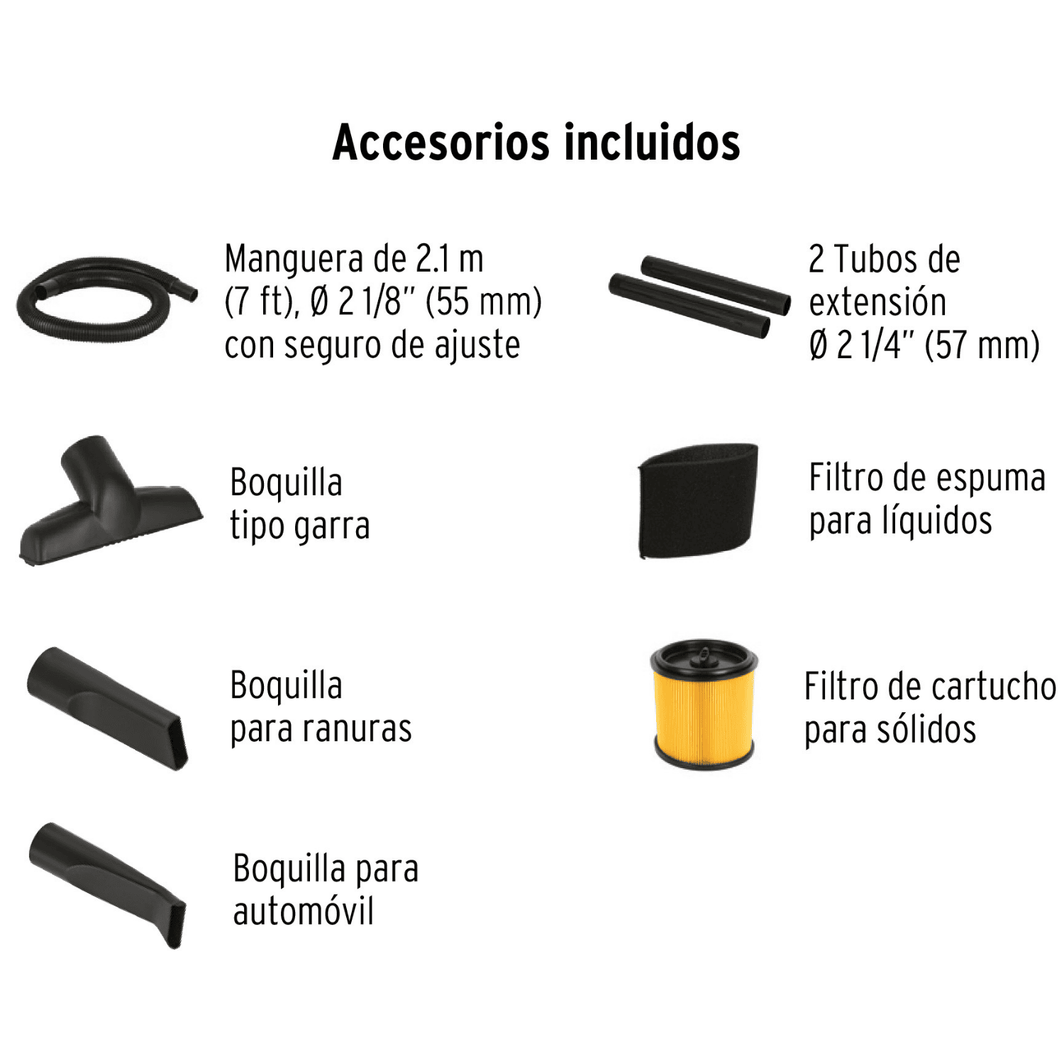 Aspiradora de sólidos y líquidos, 12 gal, plástica, TRUPER - 101509 - ASP-12 - Caja con 1 Pieza – Master 0