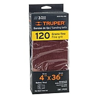 Caja con 3 bandas de lija 4' x 36' grano 120 para PUL 4x6 - B120-PUL-4X6 / 16172 Caja con 3 bandas de lija 4' x 36' grano 120 para PUL 4x6 - B120-PUL-4X6 / 16172