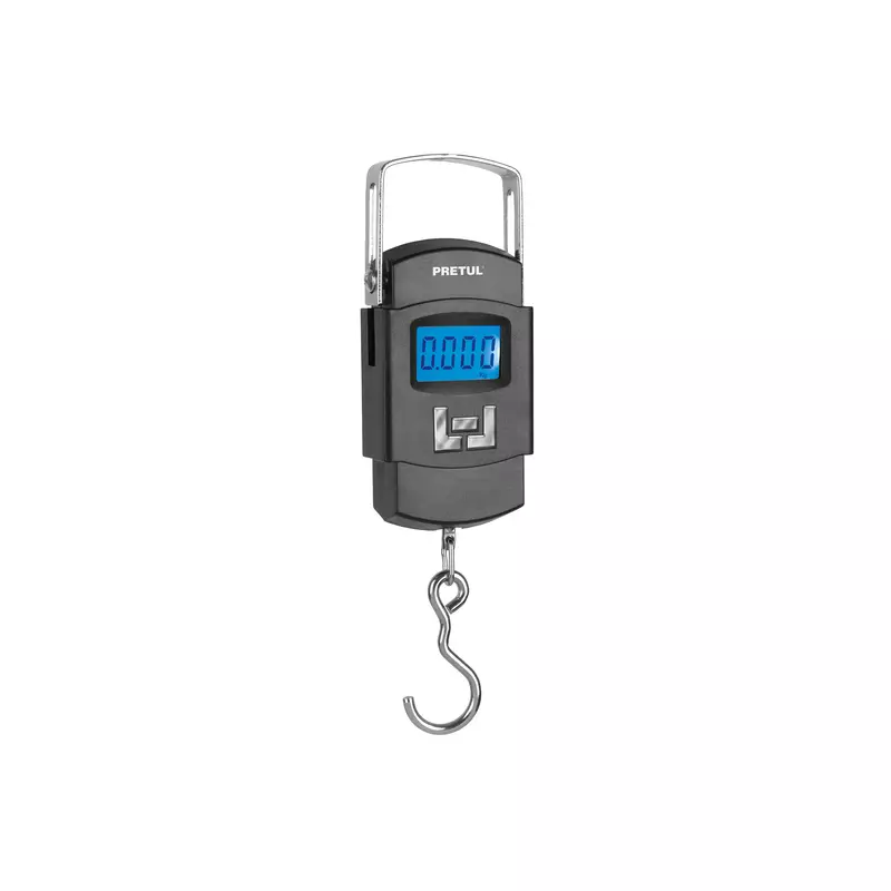 Báscula electrónica colgante, de pilas, 50 kg, Pretul, 28180 - BASE-50CP