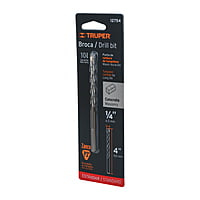 Broca para concreto, 1/4 x 4' en blister - BCT-1/4X4-B / 12754 Broca para concreto, 1/4 x 4' en blister - BCT-1/4X4-B / 12754