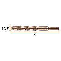 Broca para concreto, 5/8 x 6' - BCT-5/8X6 / 11236 Broca para concreto, 5/8 x 6' - BCT-5/8X6 / 11236