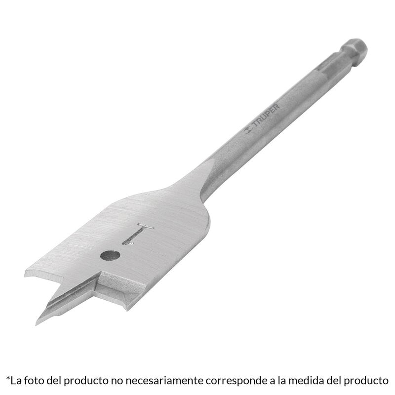 Broca plana de manita, 3/4' , Truper - BPT-3/4 / 11378 Broca plana de manita, 3/4' , Truper - BPT-3/4 / 11378