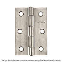 Bisagra rectangular 1', acero inoxidable - BR-104 / 43199 Bisagra rectangular 1', acero inoxidable - BR-104 / 43199