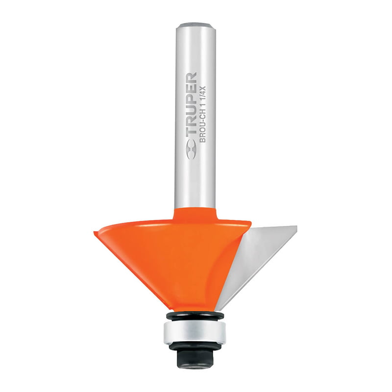 Broca para router, chaflán, 1-1/4' con balero - BROU-CH1-1/4X / 11468 Broca para router, chaflán, 1-1/4' con balero - BROU-CH1-1/4X / 11468