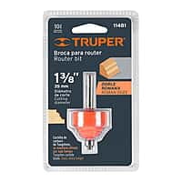 Broca para router, doble romana, 1-3/8' con balero - BROU-DR1-3/8X / 11481