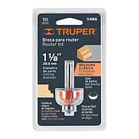 Broca para router, moldura clásica, 1-1/8' con balero - BROU-M1-1/8X / 11486 Broca para router, moldura clásica, 1-1/8' con balero - BROU-M1-1/8X / 11486