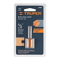 Broca para router, recta 2 filos, 5/8' - BROU-R2-5/8 / 11457