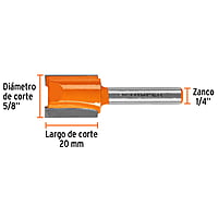 Broca para router, recta 2 filos, 5/8' - BROU-R2-5/8 / 11457