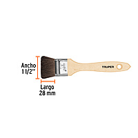 Brocha pelo de camello, mango de madera, 1-1/2' - BRT-1-1/2C / 12467 Brocha pelo de camello, mango de madera, 1-1/2' - BRT-1-1/2C / 12467