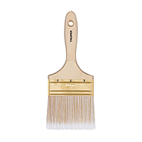 Brocha cerdas sintéticas,mango de madera, corte recto, 4' - BRT-4S / 13347 Brocha cerdas sintéticas,mango de madera, corte recto, 4' - BRT-4S / 13347