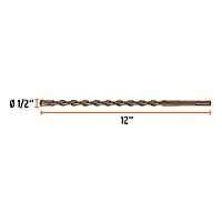 Broca SDS Plus 1/2 x 12' - BS-1/2X12 / 11281 Broca SDS Plus 1/2 x 12' - BS-1/2X12 / 11281