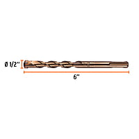 Broca SDS Plus 1/2 x 6' - BS-1/2X6 / 11279 Broca SDS Plus 1/2 x 6' - BS-1/2X6 / 11279