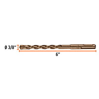 Broca SDS Plus 3/8 x 6' - BS-3/8X6 / 11272 Broca SDS Plus 3/8 x 6' - BS-3/8X6 / 11272